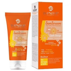کرم ضد آفتاب رنگی تاپ شاپ